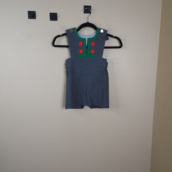 Vintage Florence Eiseman Designer Hand sewn Jumper Shortalls Size 3